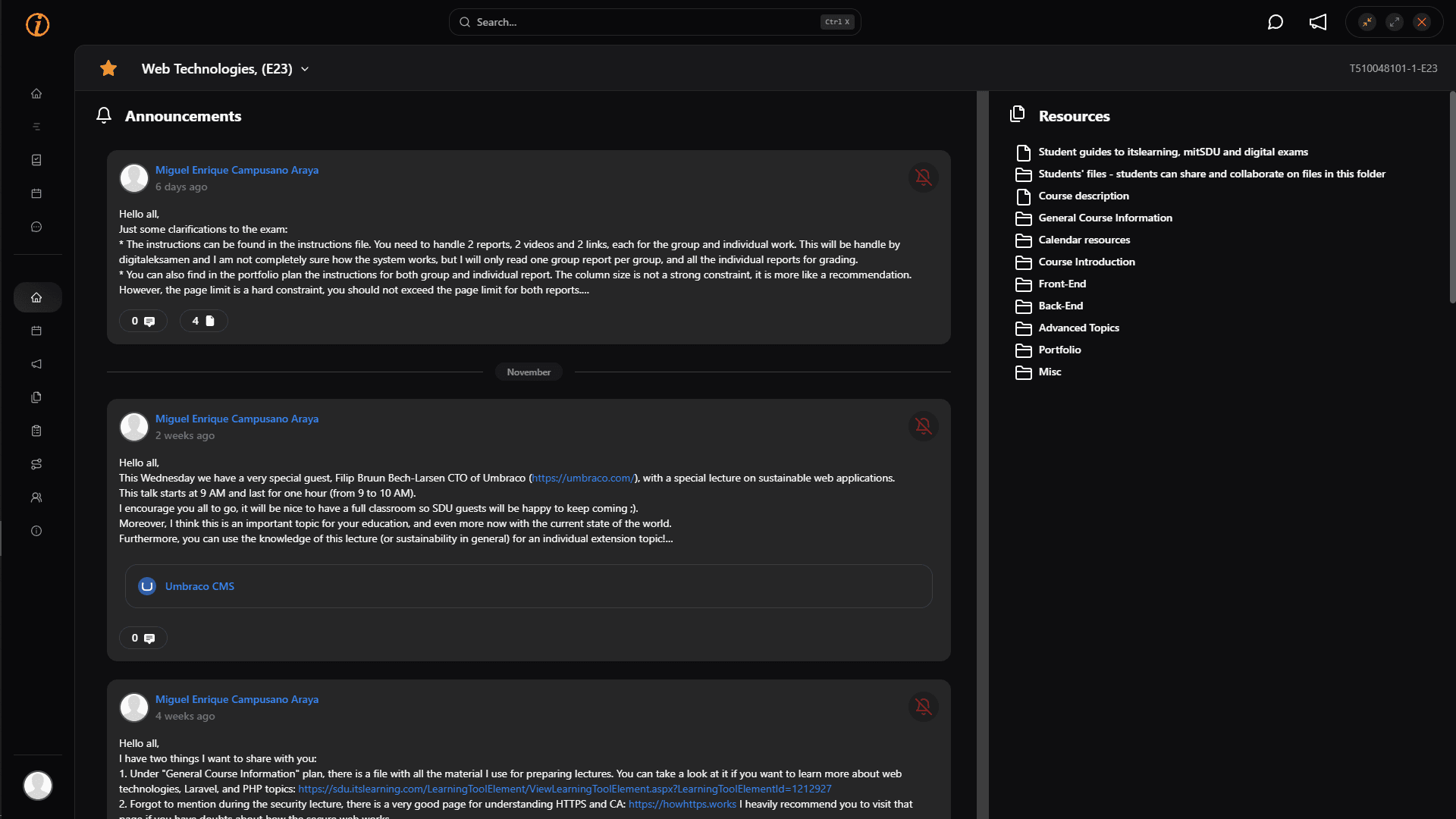 ITSDU Desktop App — Course overview